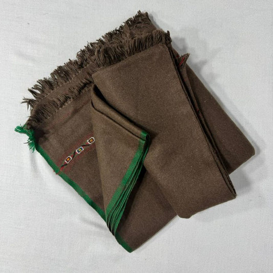 Tana Bana Pure Pashmina Wool made Dhusa | Double Pat| Traditional Bail