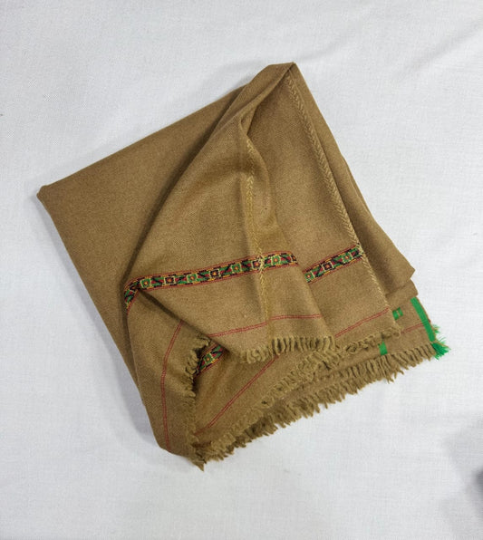 Tana Bana Pure Pashmina Wool made Dhusa | Double Pat| Traditional Bail