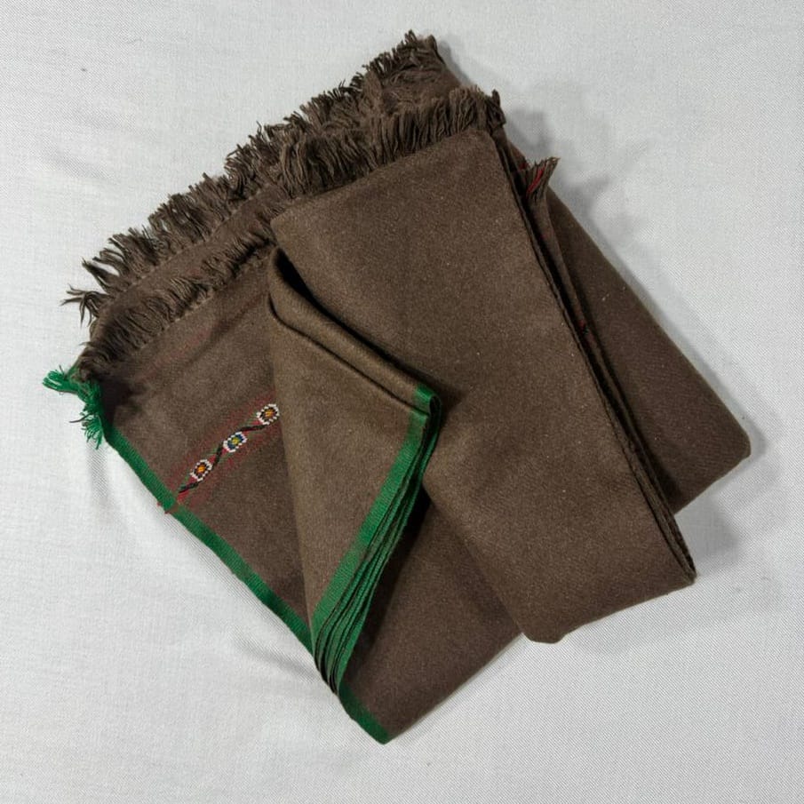 Tana Bana Pure Pashmina Wool made Dhusa | Double Pat| Traditional Bail